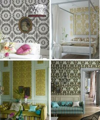 Easy Practical Diy S Fabric Wallpaper