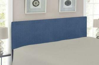 Amazon Lunarable Navy And White Headboard Polka Dots