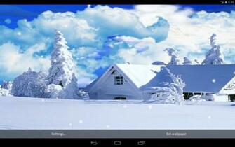 Snow Live Wallpaper Is A Beautiful Falling Snowflakes