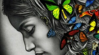 Women Abstract Paintings Wallpaper Bwalles Gallery