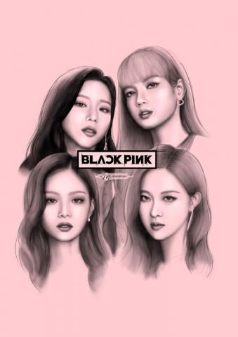 Blackpink Fanart Throw Pillow By Miamiiint Cover X