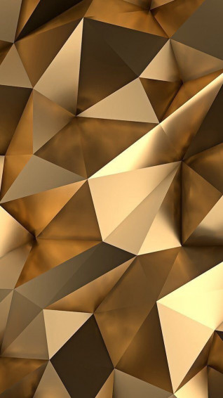 Geometric Gold Wallpaper