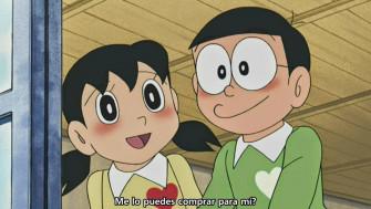 Nobita Shizuka Love Wallpaper