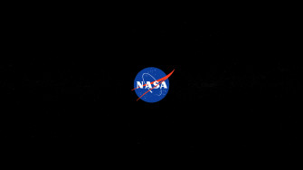 Nasa Logo Black Oled 5k HD 4k Wallpaper Image