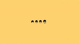 The Beatles Minimalistic Illustration Desktop Pc