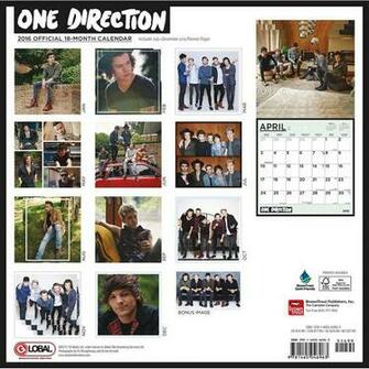 Official Calendar One Direction Wallpaper