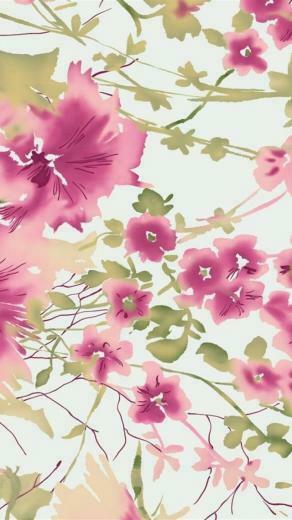 Floral Pink Background For iPhone HD Wallpaper