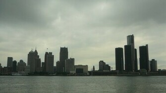 Detroit Skyline Wallpaper