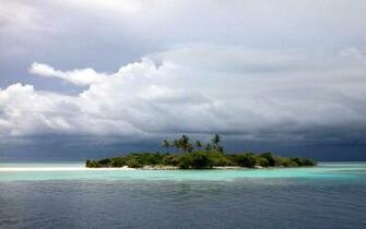 Paradise Island Wallpaper Stock Photos
