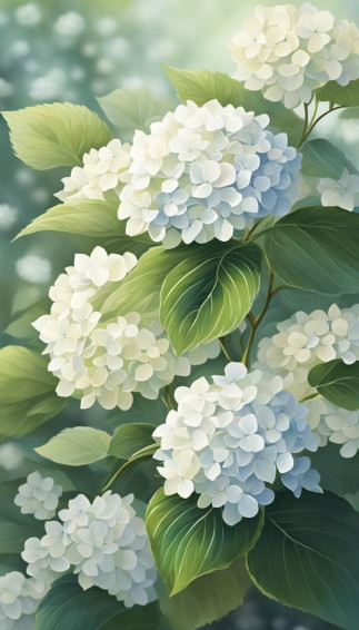 Hydrangea Wallpaper Illustrations High