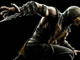 Mortal Kombat X Scorpion HD Desktop Wallpaper Widescreen High