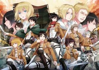 Attack On Titan Characters F9 HD Wallpaper