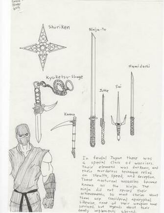 Ninja Weapons By Xenomorphsb