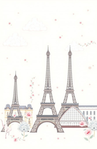 Pink Paris Wallpaper