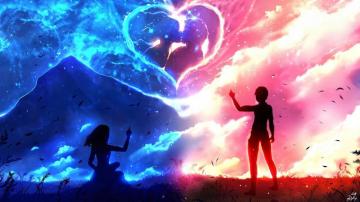 Cute Anime Couple Wallpaper HD Net