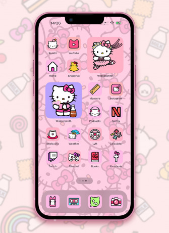 Hello Kitty App Icons iPhone Sanrio Aesthetic
