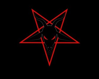 Pentagram Abstract Evil Goat Religion Satanic Scary