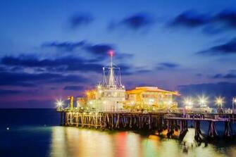California Santa Monica Pier Wallpaper