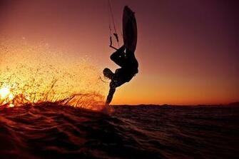 Wakeboarding Sunset Wallpaper Wakeboard