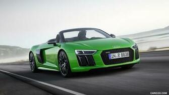 Audi R8 Spyder V10 Plus Color Micrommata Green Front