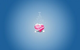 This Valentine Blue Heart Wallpaper
