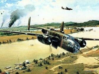 Aircraft Painting Combat Of World War Ii Wallpaper