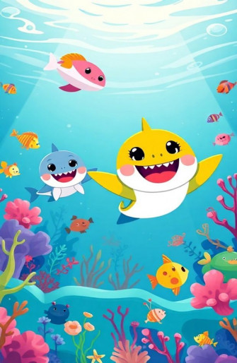 Baby Shark Pinkfong Wallpaper