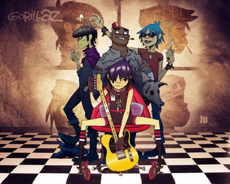 To Beach Gorillaz Noodle Murdoch Russell HD D Music