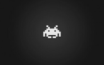 Video Games Minimalistic Space Invaders Retro Wallpaper
