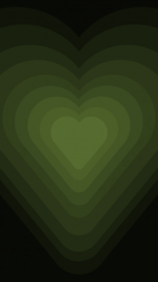 Green Heart Wallpaper