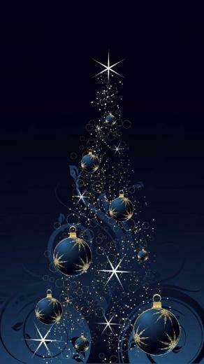 Creative Chrismas Tree iPhone HD Wallpaper Background