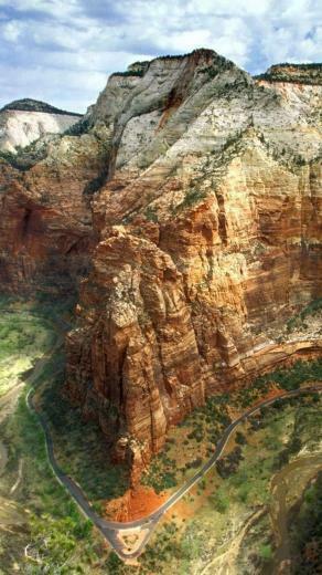 Angels Landing Zion National Park Mobile Wallpaper