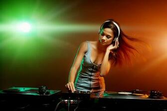 Dj Party Music Girl Wallpaper New HD