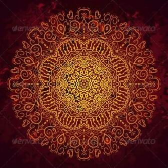 Antique Golden Ornament Background Flourishes Swirls Decorative