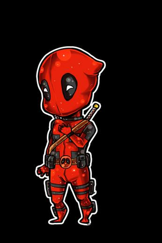 Chibi Deadpool By Tonbo Kun
