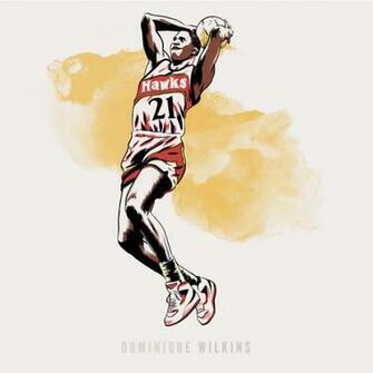 Dominique Wilkins Wallpaper Art Print