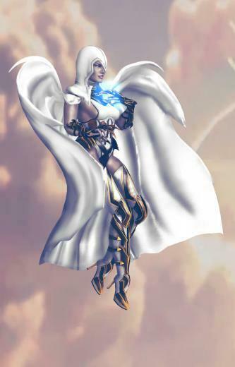 White Raven Purified From Darkness By Sratitoo