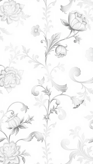 Darcy Wallpaper White And Silver