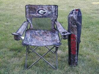 Georgia Bulldogs Real Tree Camo Tailgating Chair Realtree