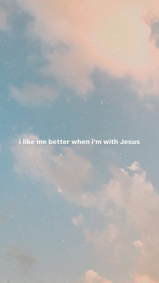 Jesus Aesthetic Better Me Wallpaper