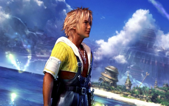 Tidus At Besaid Wallpaper Stock Photos