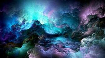 Abstract Colorful Clouds HD Wallpaper Wallpaperfx