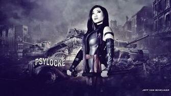 Psylocke Marvel Fantasy Warrior Sexy Babe X Men Xmen Cosplay Wallpaper