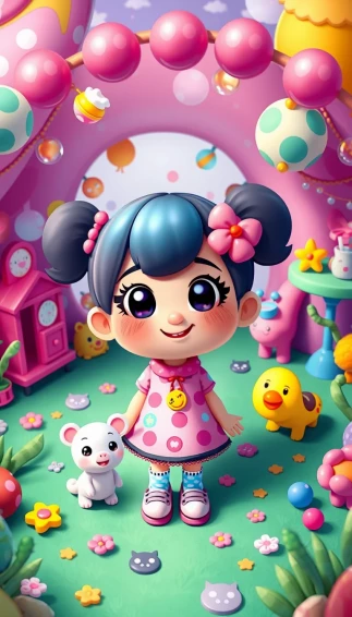 Toca Boca Girl Wallpaper