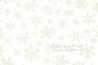 Snowflake Background With Shiny Metallic Snowflakes On White Gauzy