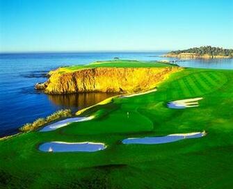 18th Hole Sunset Pebble Beach Golf Links Sunrise