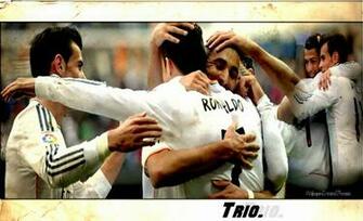 Cristiano Ronaldo Karim Benzema Gareth Bale Wallpaper HD Real Madrid