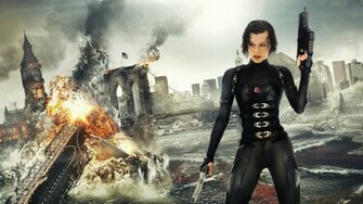 Resident Evil Retribution Movie Character Alice Wallpaper