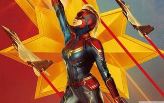 Captain Marvel 4k HD Desktop Wallpaper For Wide Ultra