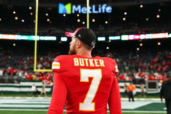 Harrison Butker Kansas City Chiefs Number7 Wallpaper